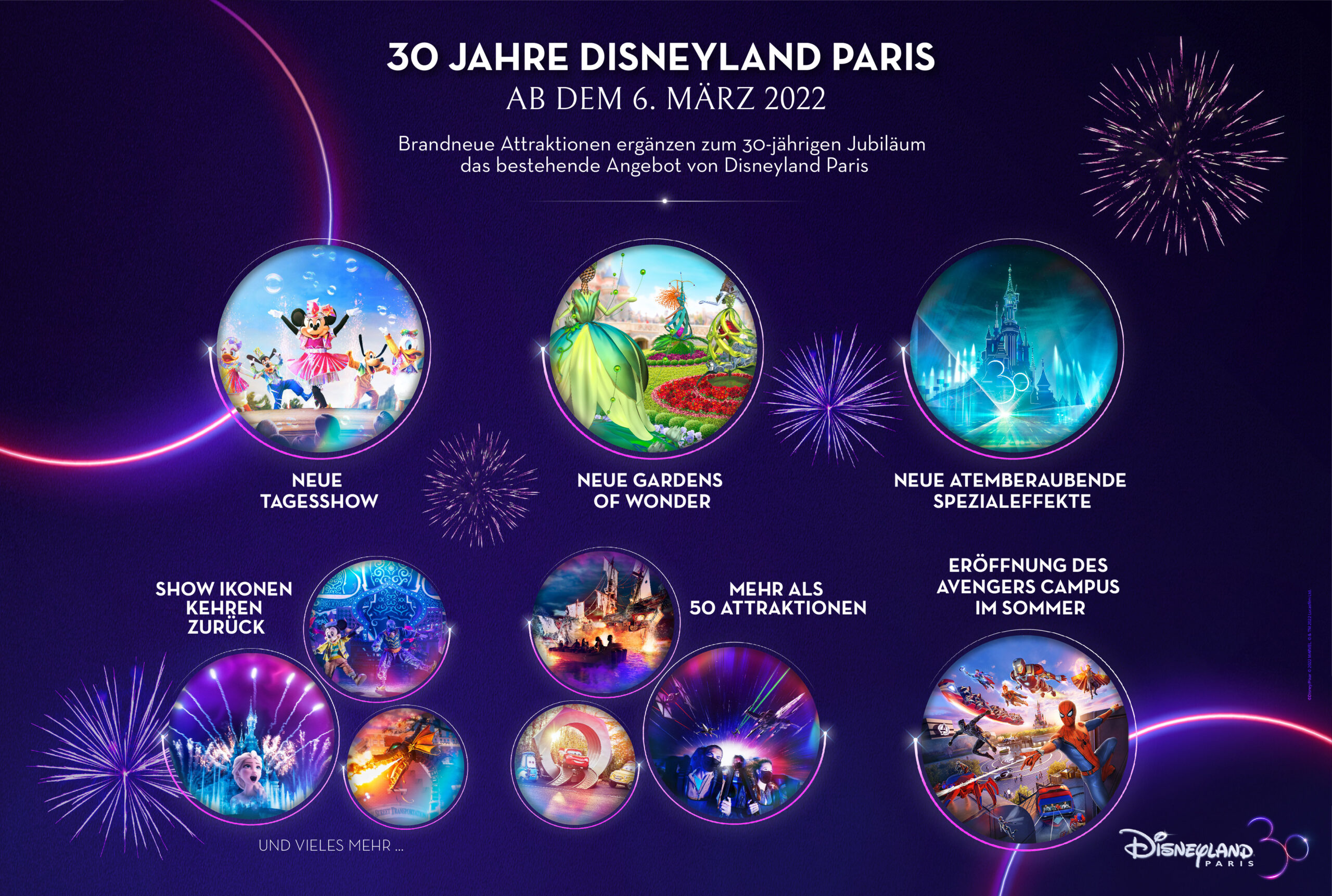 Disneyland Paris wird 30 - alle Infos zur großen Geburtstagsfeier zum Nachlesen und im Podcast 1